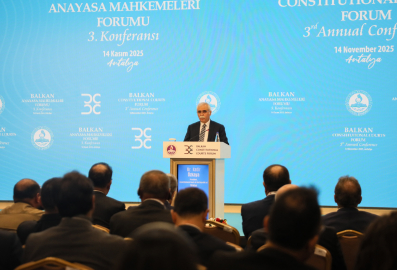 Anayasa Mahkemesi Başkanı Özkaya: Balkanlara özgü bir anayasal dayanışma modeli ortaya çıkacak