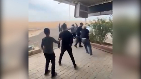 Yediemin otoparkında ücret kavgası kamerada