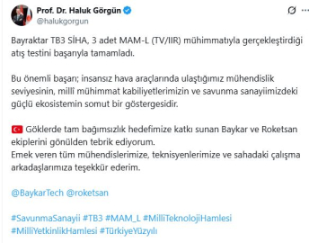 Bayraktar TB3, MAM-L IIR ile hedefi tam isabetle vurdu (2)