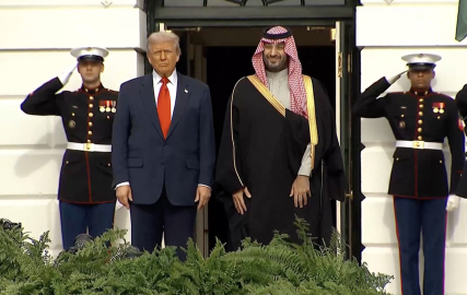 ABD Başkanı Trump ile Suudi Arabistan Veliaht Prensi Selman, Beyaz Saray’da bir araya geldi