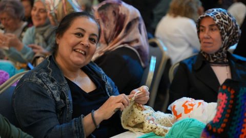 Fatih’te 2'nci Örgü Yarışması düzenlendi