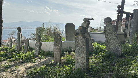 Çanakkale'de tarihi alanda bulunan 829 mezar taşı ve 67 kitabe kayıt altında