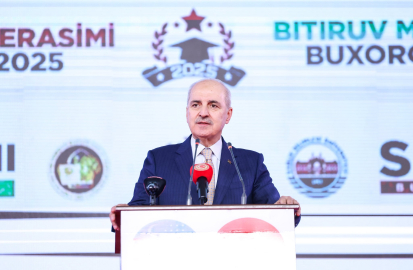 TBMM Başkanı Kurtulmuş, Sağlık Bilimleri Üniversitesi Ebu Ali İbn Sina Buhara Devlet Tıp Enstitüsü Mezuniyet Töreni’ne katıldı