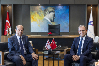 KKTC’nin 5’inci Cumhurbaşkanı Tatar’dan MBB Başkanı Seçer’e ziyaret