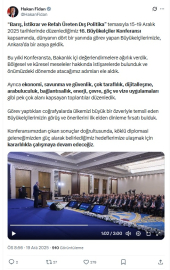 Bakan Fidan, büyükelçilerle bir araya geldi