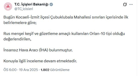 Kocaeli’de insansız hava aracı düştü (2)