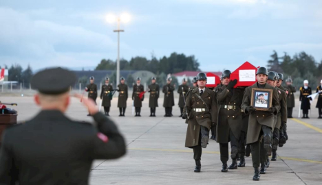 Libya Genelkurmay Başkanı Al-Haddad, toprağa verildi