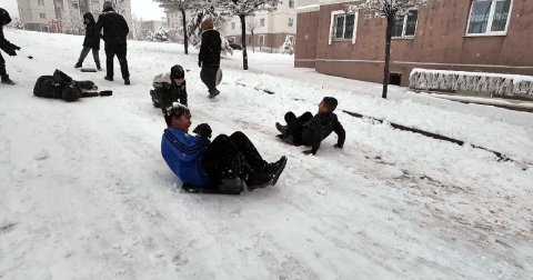 Van'da 341 yerleşim yeri kardan kapalı; okullar da tatil/Ek fotoğraflar