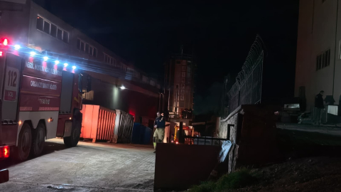 Bursa'da talaş silosuna düşen işçi hayatını kaybetti