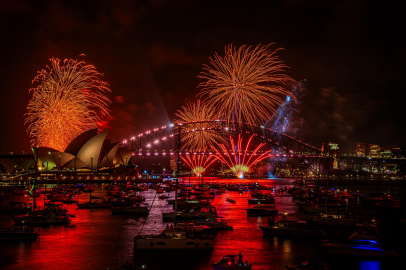 Avustralya yeni yıla girdi