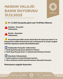 Mardin’de 140 yerleşim yerinin yolu kardan kapandı (2)