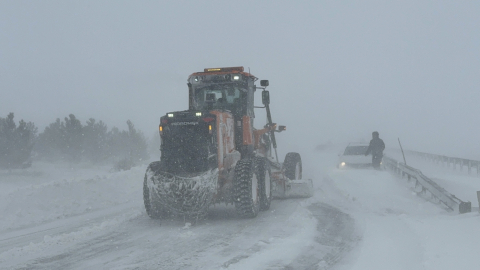 Sivas'ta kar yağışı (5)