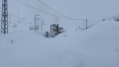 Beytüşşebap'ta kar kalınlığı 2 metreyi buldu (2)