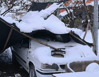 Gaziantep'te 12 iş yerinin çatısı kardan çöktü