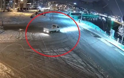 Amasya’da drift atan sürücüye 58 bin 217 TL ceza