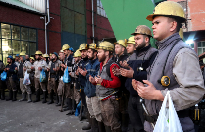 13 yıl önce metan gazı püskürmesiyle ölen 8 madenci anıldı