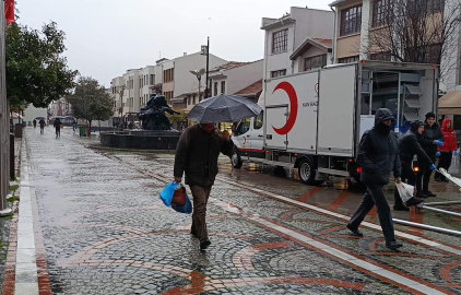 Trakya'da sağanak etkili oldu