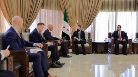 ABD'nin Ankara Büyükelçisi Barrack, Suriye Cumhurbaşkanı Şara ile görüştü