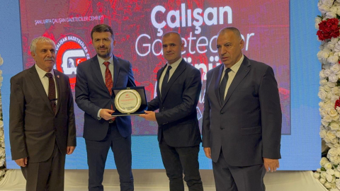 Güneydoğu Gazeteciler Federasyonu’ndan DHA muhabirine ödül