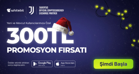 WhiteBIT TR'nin 300 TL değerinde kripto para hediyeli kampanyası sürüyor