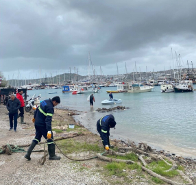 Bodrum’da kıyıya izinsiz bağlama yapan 60 tekneye 1,5 milyon lira ceza
