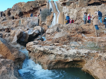Mardin'de 'bereketin müjdeleyicisi' GAP Şelalesi, 2 yıl aradan sonra akmaya başladı