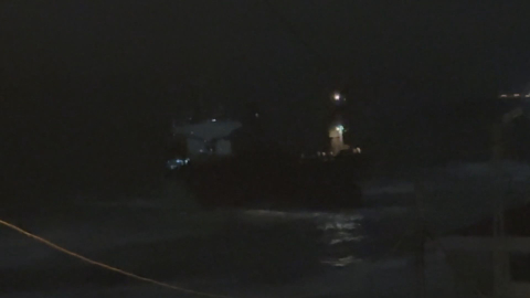 İstanbul - Sarıyer'de yük gemisi karaya oturdu -1