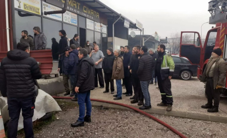 Torna tesviye atölyesi yandı