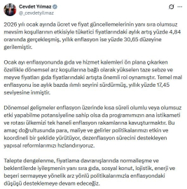 Cevdet Yılmaz: Programımızın ana istikameti ülkemizi tek haneli enflasyona kavuşturmak