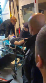 Firari hükümlü, yakalanmamak için 2'nci katın balkonundan atladı