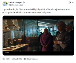Emine Erdoğan'dan, Mısır ziyareti paylaşımı
