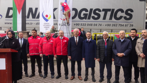 Gebze Ticaret Odası’ndan Gazze'ye 2 TIR dolusu yardım malzemesi