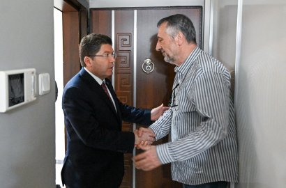 İstanbul- Adalet Bakanı Tunç’tan Atlas Çağlayan’ın ailesine ziyaret