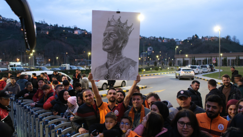 Galatasaray kafilesi, Rize’de