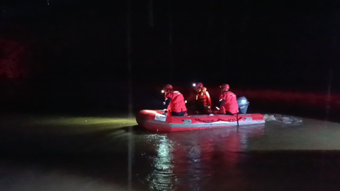 Meriç Nehri'nde su seviyesi arttı; DSİ 'turuncu alarm' uyarısında bulundu (4)