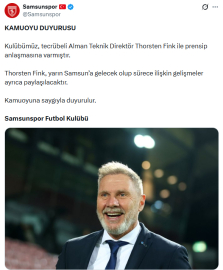 Samsunspor Thorsten Fink ile anlaştı