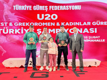 U20 Grekoromen Güreş Türkiye Şampiyonası sona erdi