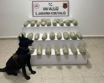 Van kırsalında 21 kilo 350 gram skunk ele geçirildi