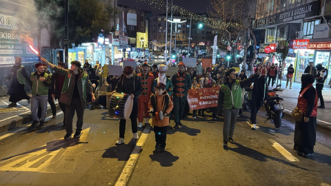 Tekirdağlılar ramazan ayını düzenlenen yürüyüşle karşıladı