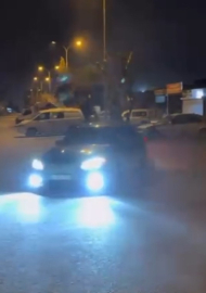 Hatay'da drift atan sürücüye 58 bin 217 TL ceza