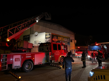 Kayseri’de hayvansal yan ürünler tesisinde yangın