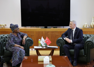 Bakan Bolat, Dünya Ticaret Örgütü Genel Direktörü Okonjo-Iweala ile görüştü