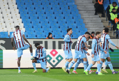 Trabzonspor sahasında kazanarak zirve takibini sürdürdü