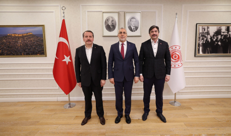 Bakan Işıkhan, Memur-Sen heyetini kabul etti