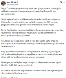 Bakan Gürlek: Bu iftiralar karşısında gerekli yasal süreçleri başlatıyorum