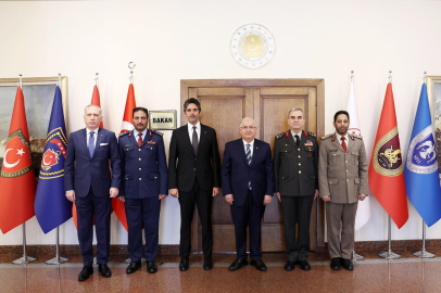 Bakan Güler, Katar heyetini kabul etti