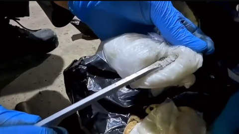 Mutfak tüpüne zulalanmış 8 kilo 300 gram metamfetamin ele geçirildi