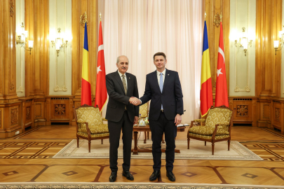 TBMM Başkanı Numan Kurtulmuş, Romanya Senato Başkanı Abrudean ile bir araya geldi / Ek videoyla