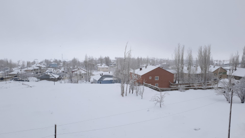 Van'da 34 yerleşim yeri kardan kapandı