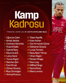 Galatasaray’ın Göztepe maçı kamp kadrosu açıklandı
